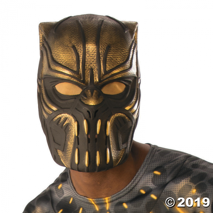 Adult's Marvel Black Panther Killmonger 1/2 Mask (1 Piece(s)) Adult's Marvel Black Panther Killmonger 1/2 Mask (1 Piece(s))