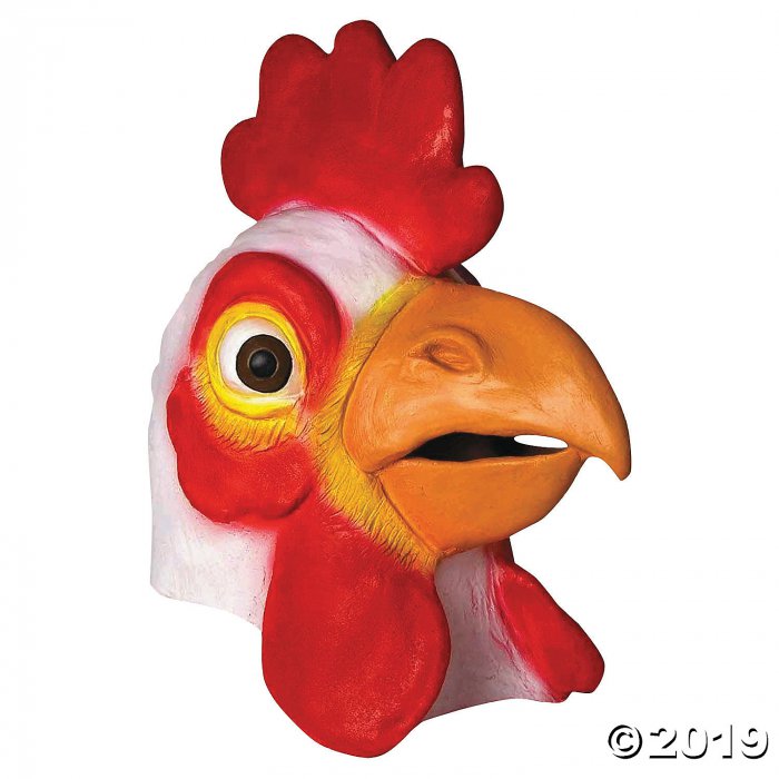 Latex Chicken Mask (1 Piece(s))