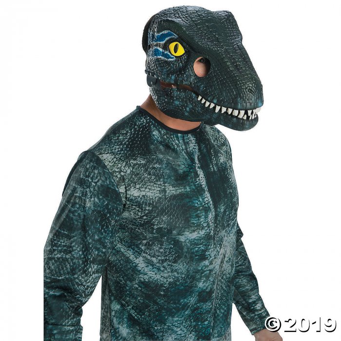 Adult's Jurassic World: Fallen Kingdom Blue Velociraptor Moveable Jaw Mask (1 Piece(s))