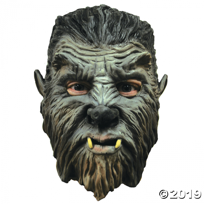 Men's Werewolf Mini Monster Halloween Mask (1 Piece(s)) Men's Werewolf Mini Monster Halloween Mask (1 Piece(s))