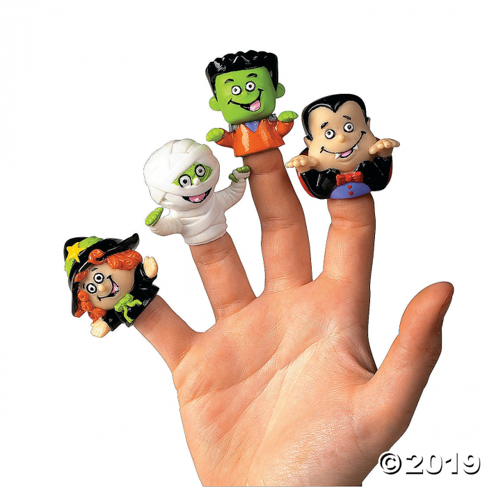 Halloween Character Finger Puppets (Per Dozen) Halloween Character Finger Puppets (Per Dozen)