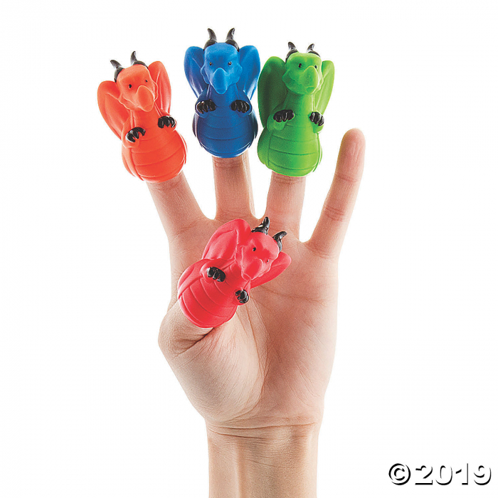 Dragon Finger Puppets (Per Dozen) Dragon Finger Puppets (Per Dozen)