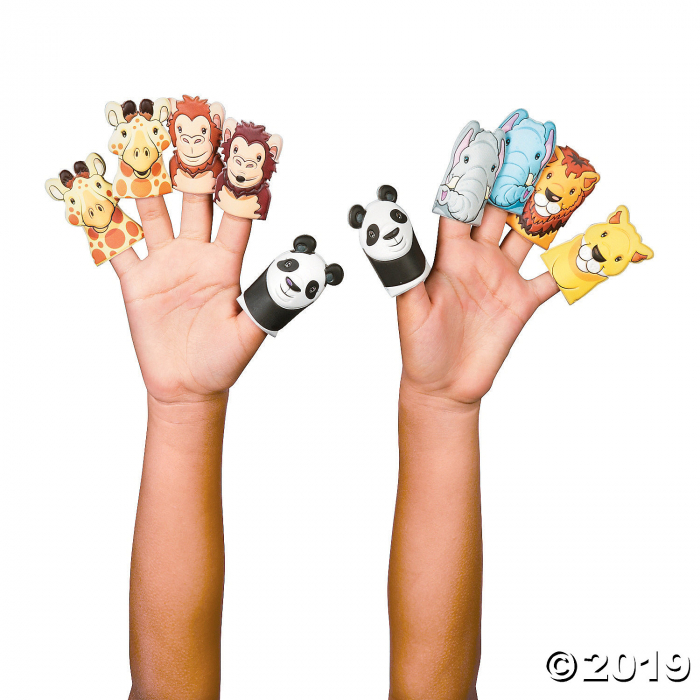 Noah's Ark Puffy Finger Puppets (10 Piece(s)) | GlowUniverse.com