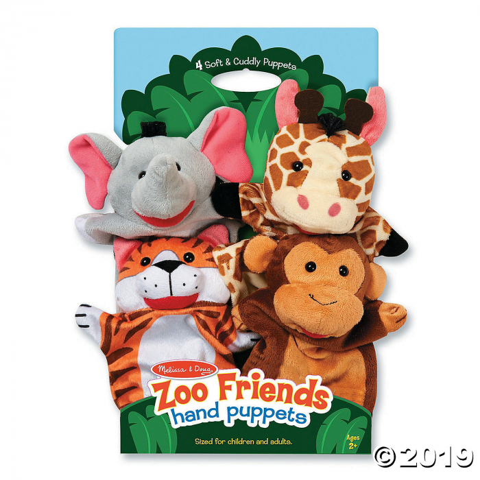 Melissa & Doug® Zoo Friends Hand Puppets (1 Set(s))