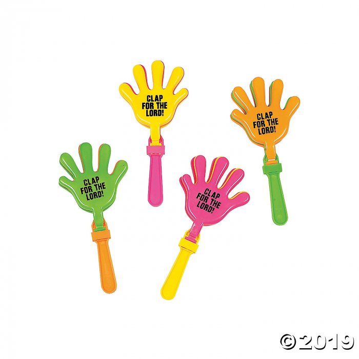 Clap For the Lord Hand Clappers (Per Dozen)