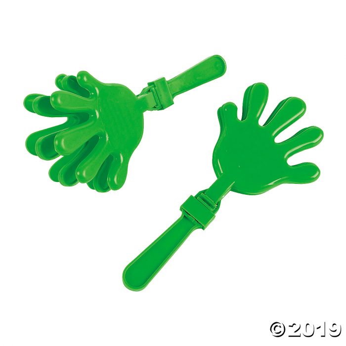 Green Hand Clappers (Per Dozen)