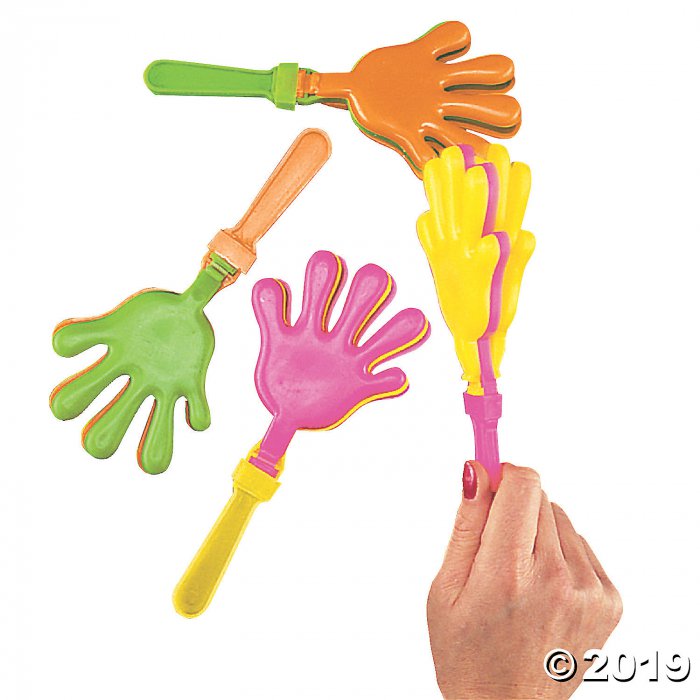 Colorful Hand Clappers (Per Dozen)