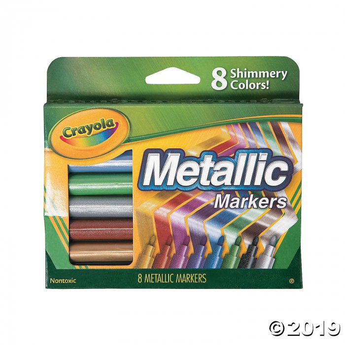 8-Color Metallic Crayola® Markers (1 Set(s))