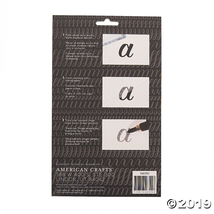 American Crafts Kelly Creates Alphabet Traceable Stamps (54 Piece(s))