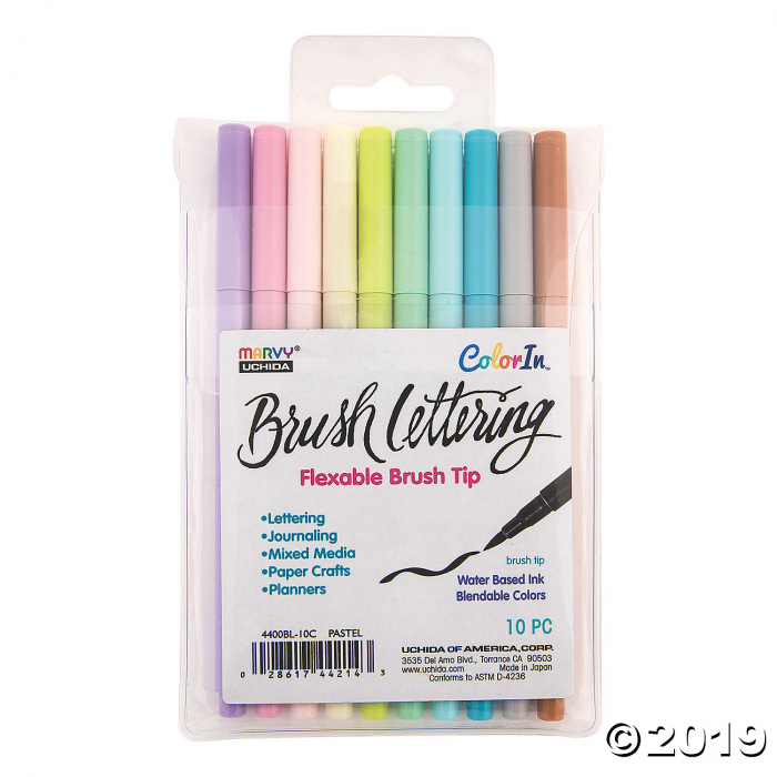 Marvy® Pastel Color Brush Point Markers (1 Set(s))