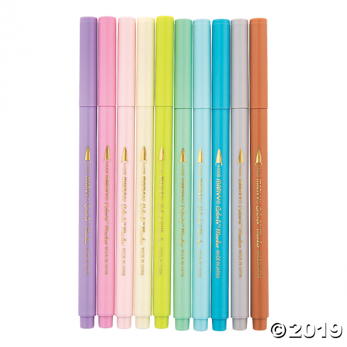 Marvy® Pastel Color Brush Point Markers (1 Set(s))