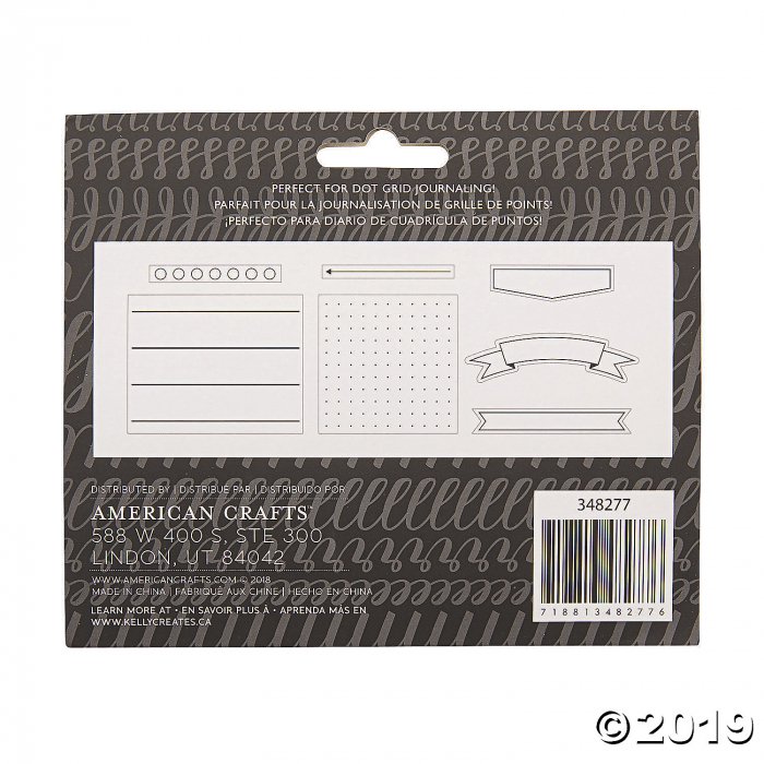 American Crafts™ Kelly Creates Journaling Traceable Stamps (7 Piece(s))