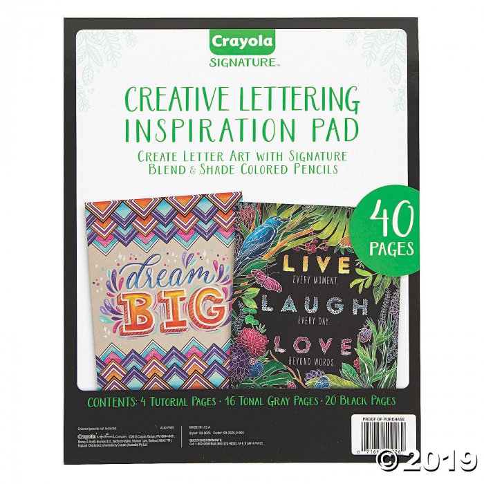 Crayola Signature® Creative Lettering Pad (1 Piece(s))