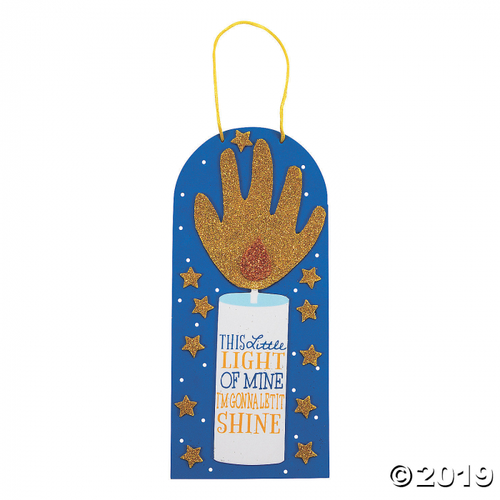 This Little Light of Mine Handprint Sign Craft Kit (Makes 12 ...