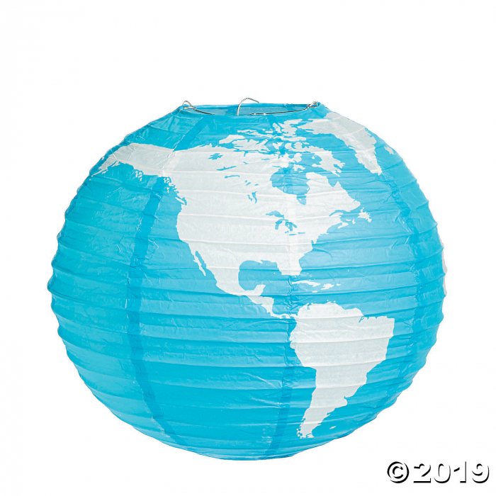 Globe Hanging Paper Lanterns (1 Set(s))