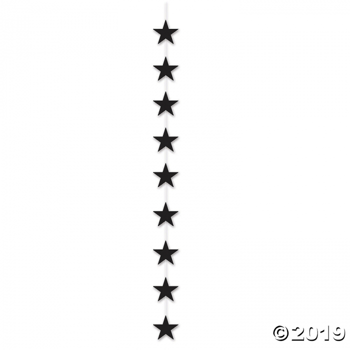 Hanging Black Star Strings (1 Piece(s))