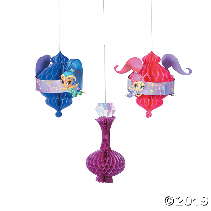 Nickelodeon Shimmer & Shine Hanging Honeycomb Decorations (3 Piece(s))