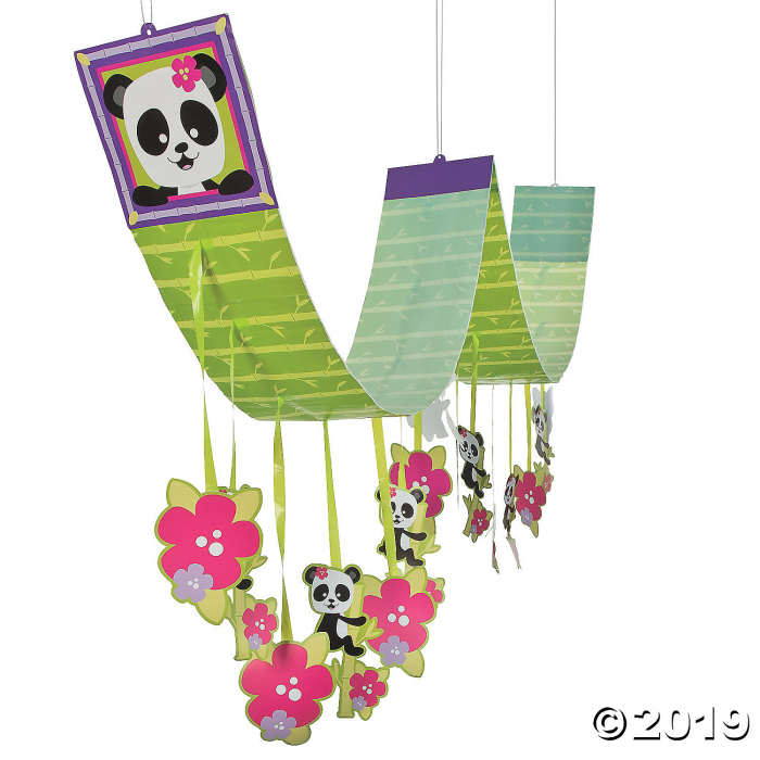 Panda Party Hanging Ceiling Decoration (1 Piece(s)) Panda Party Hanging Ceiling Decoration (1 Piece(s))