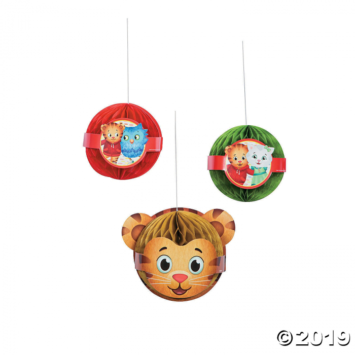 Daniel Tiger's Neighborhood Honeycomb Hanging Decorations (3 Piece(s)) Daniel Tiger's Neighborhood Honeycomb Hanging Decorations (3 Piece(s))