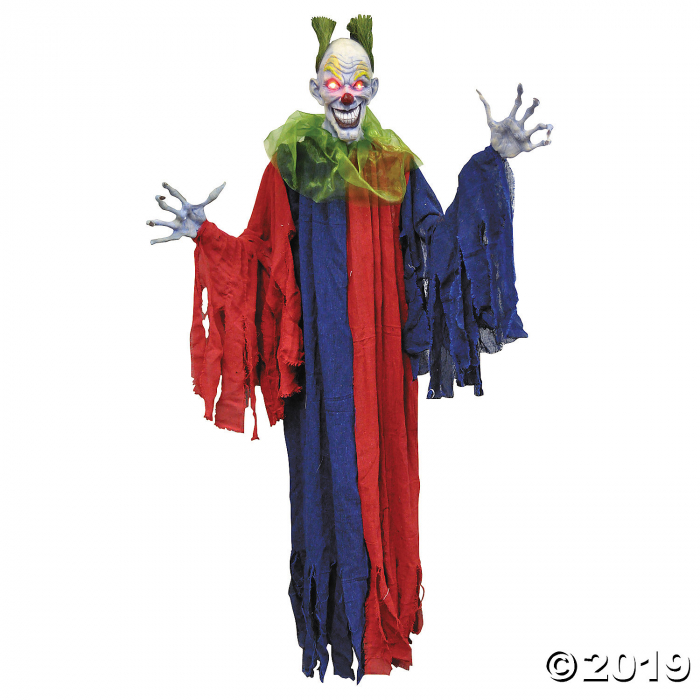 Hanging Evil Clown Halloween Decoration (1 Piece(s)) Hanging Evil Clown Halloween Decoration (1 Piece(s))