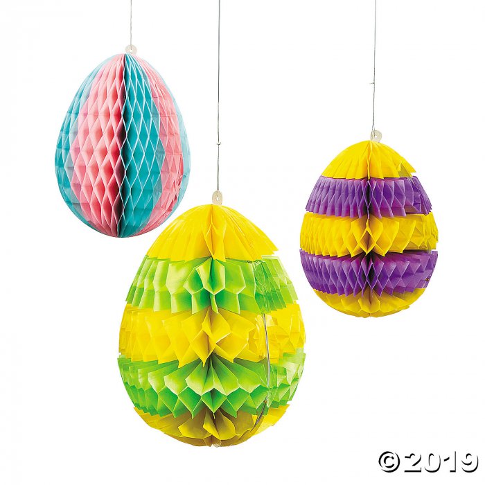 Easter Egg Silhouette Hanging Decorations (1 Set(s))
