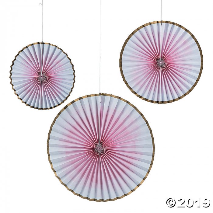 One Little Star Girl Hanging Fans (3 Piece(s))