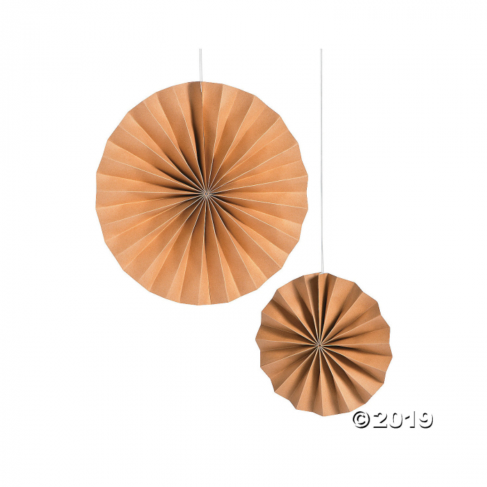 Kraft Paper Hanging Fan Set (1 Set(s))