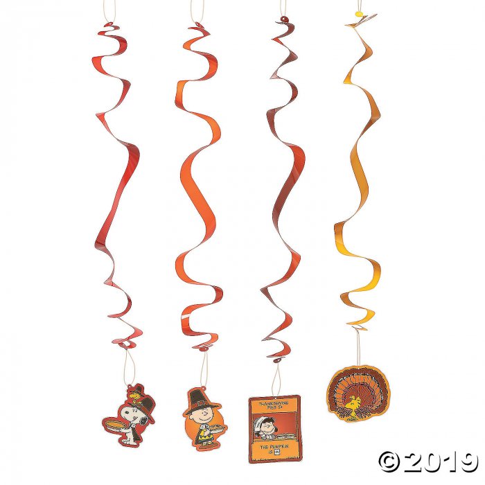 Peanuts® Thanksgiving Hanging Swirls (Per Dozen)
