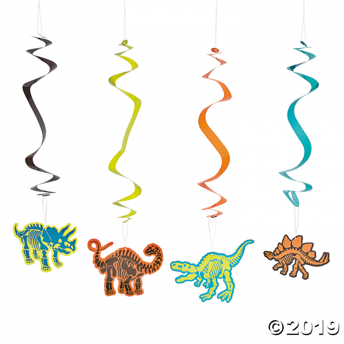 Dino Dig Hanging Swirls (Per Dozen) Dino Dig Hanging Swirls (Per Dozen)