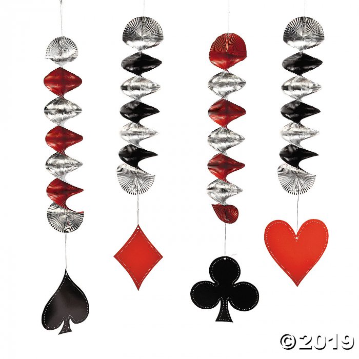 Casino Dangling Spirals (Per Dozen)