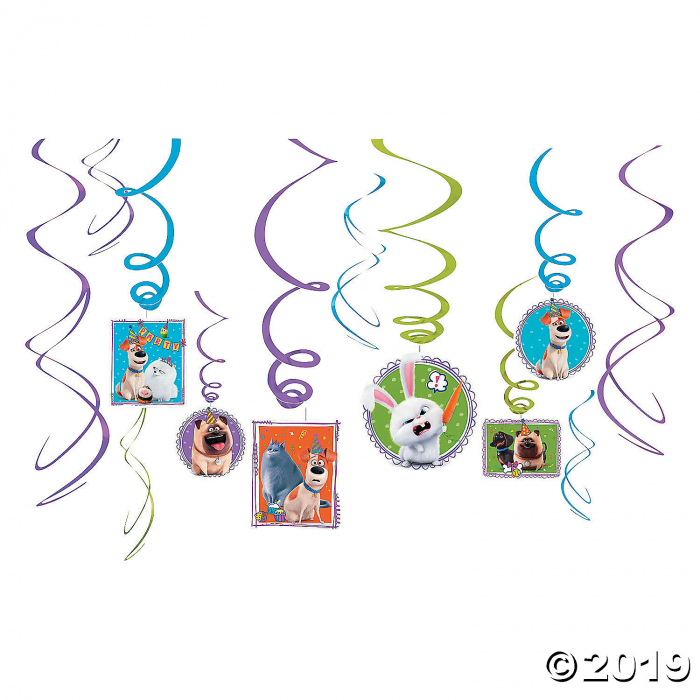 The Secret Life of Pets 2 Swirl Decorations (Per Dozen)