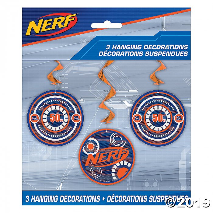 Nerf® Hanging Swirl Decorations (3 Piece(s))