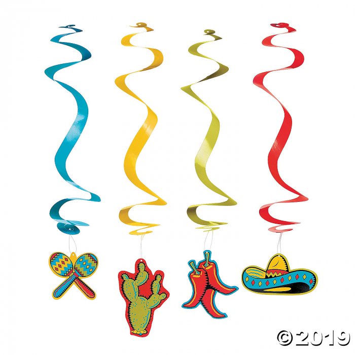 Fiesta Hanging Swirls (Per Dozen)