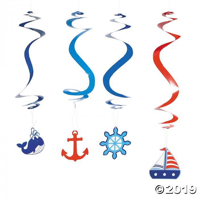 Little Sailor Hanging Swirls (Per Dozen)