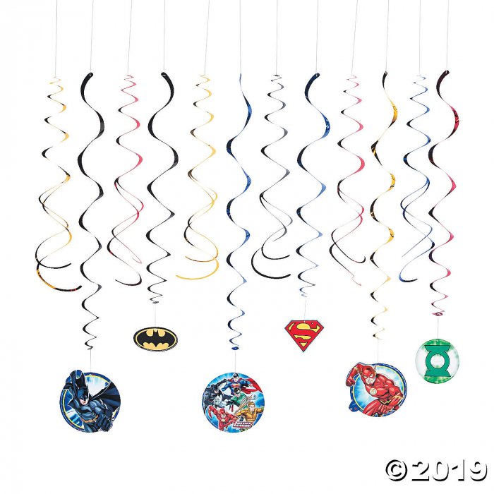 Justice League Hanging Swirls Value Pack (Per Dozen)