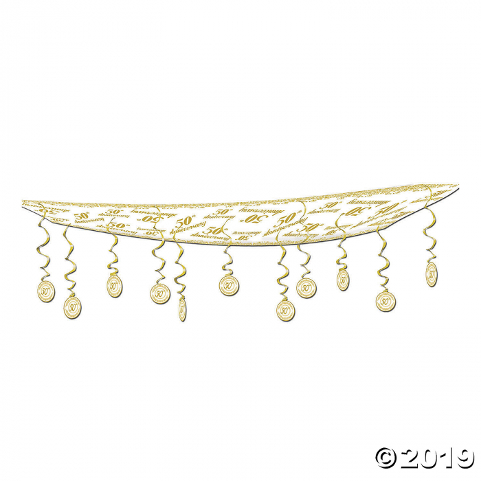 50th Anniversary Ceiling Decoration (1 Piece(s))