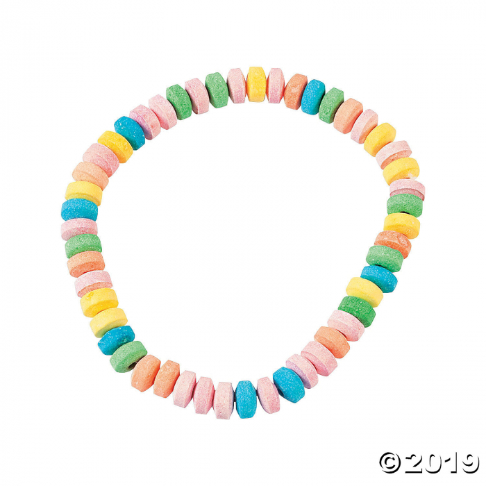 Stretchable Hard Candy Necklaces (24 Piece(s))
