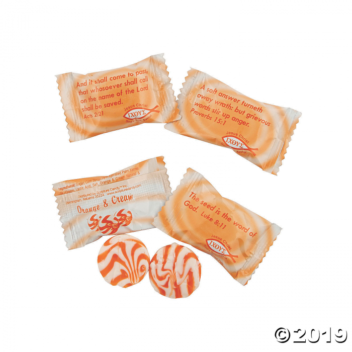 Scripture Candy Orange & Cream Hard Candies (80 Piece(s))