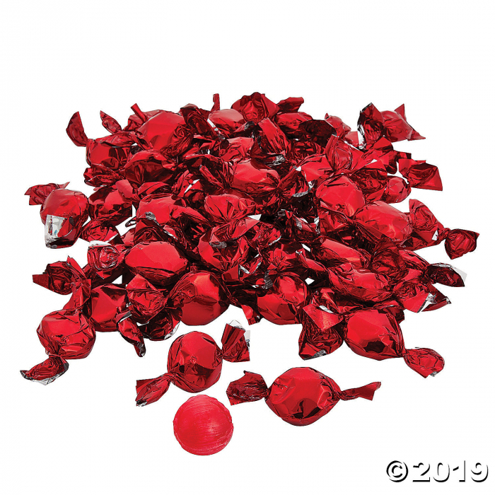 Red Foil-Wrapped Hard Candy (79 Piece(s))