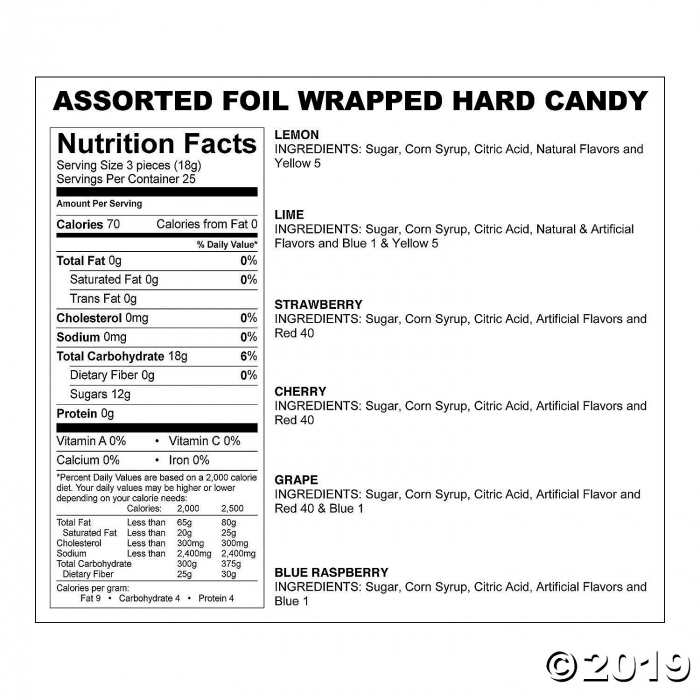 Red Foil-Wrapped Hard Candy (79 Piece(s))