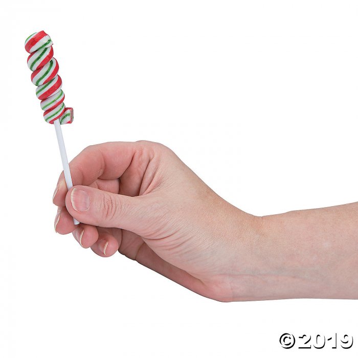 Mini Holiday Twisty Lollipops (24 Piece(s))