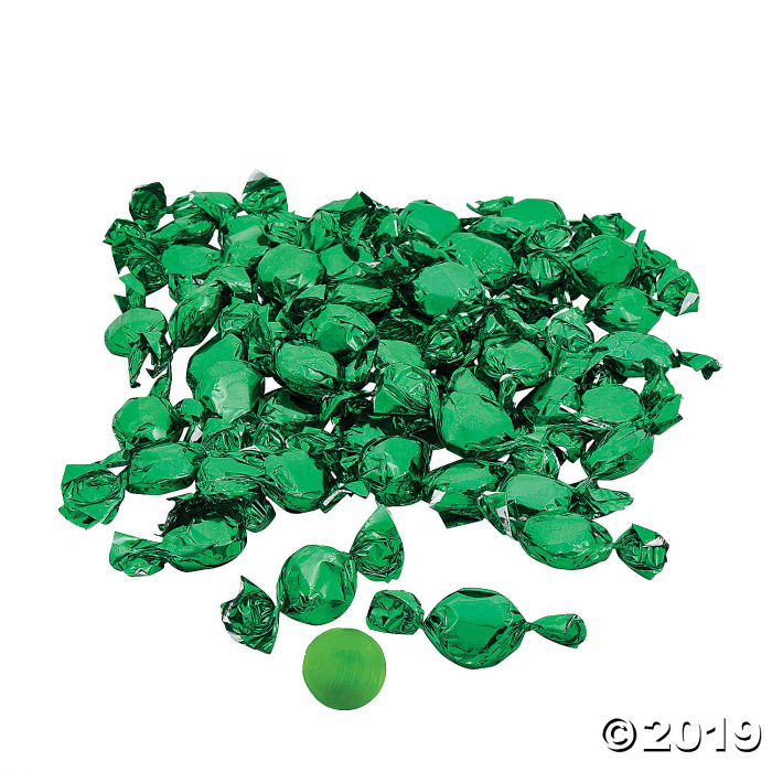 Green Foil-Wrapped Hard Candy (79 Piece(s))