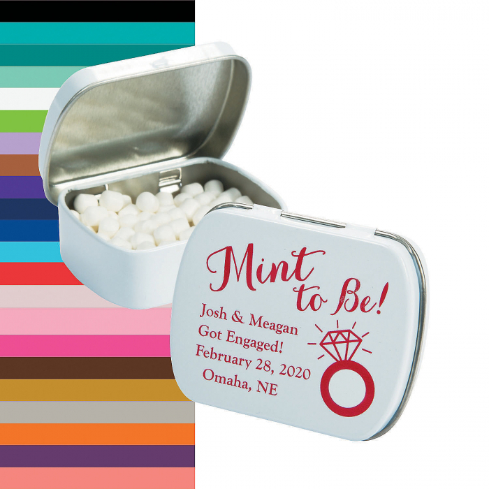 Personalized Mint To Be with Ring Mint Tins (24 Piece(s))