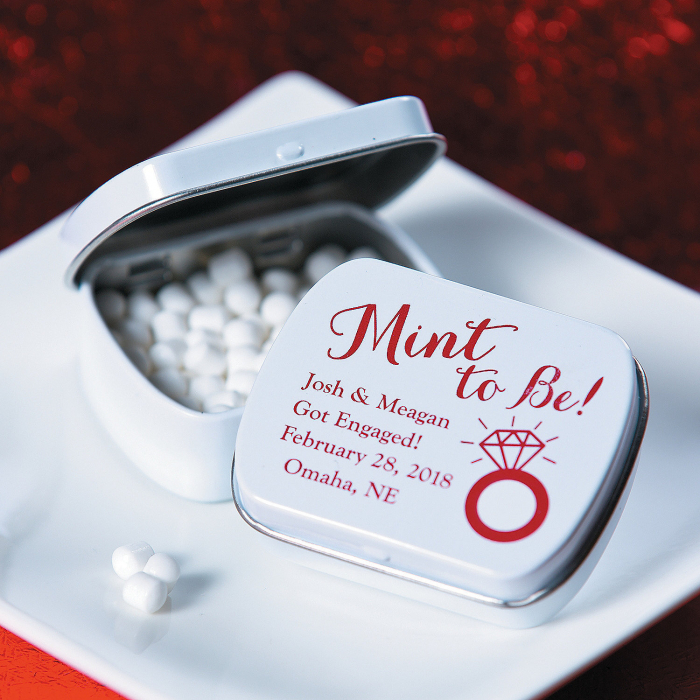 Personalized Mint To Be with Ring Mint Tins (24 Piece(s))