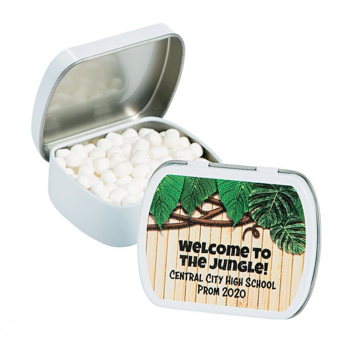 Personalized Jungle Mint Tins (24 Piece(s))