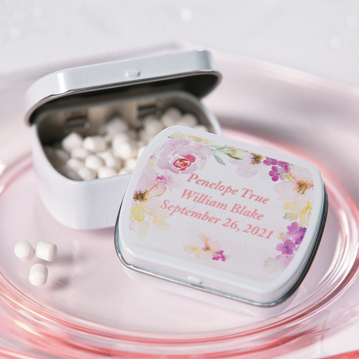 Personalized Garden Party Wedding Mint Tins (24 Piece(s))