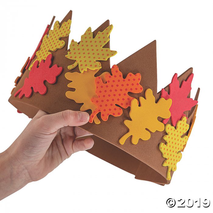 Fall Leaves Crown Craft Kit (Makes 12)