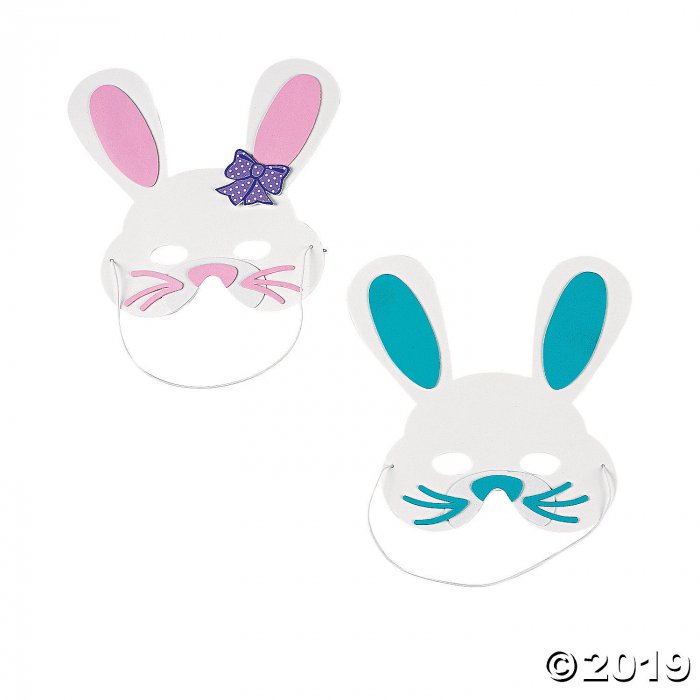 Bunny Mask Craft Kit (Makes 12)