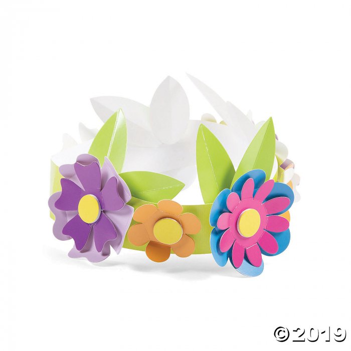 Spring Flower Crown Craft Kit (Makes 12)