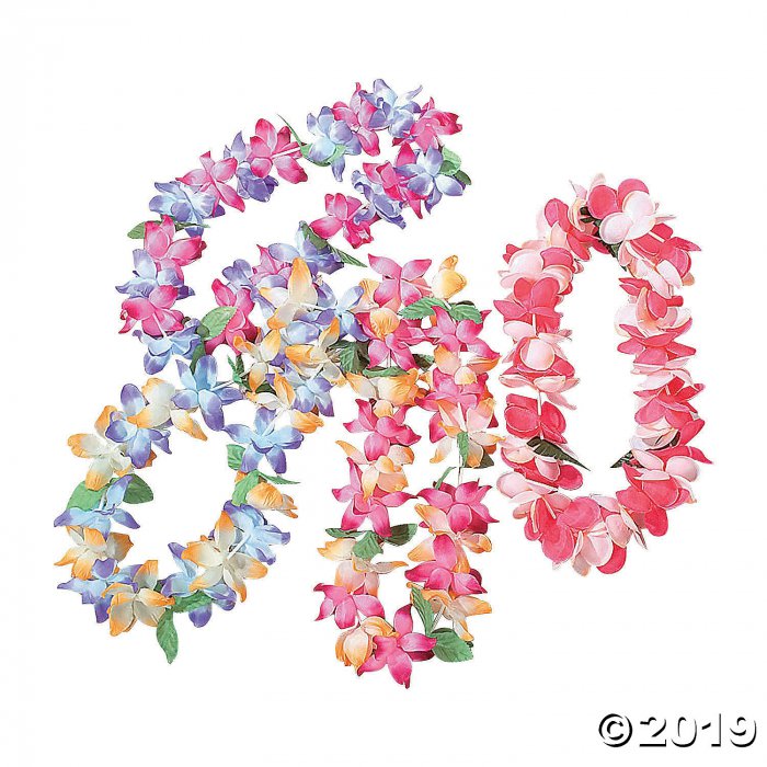 Mahalo Floral Polyester Leis - 36 Pc.